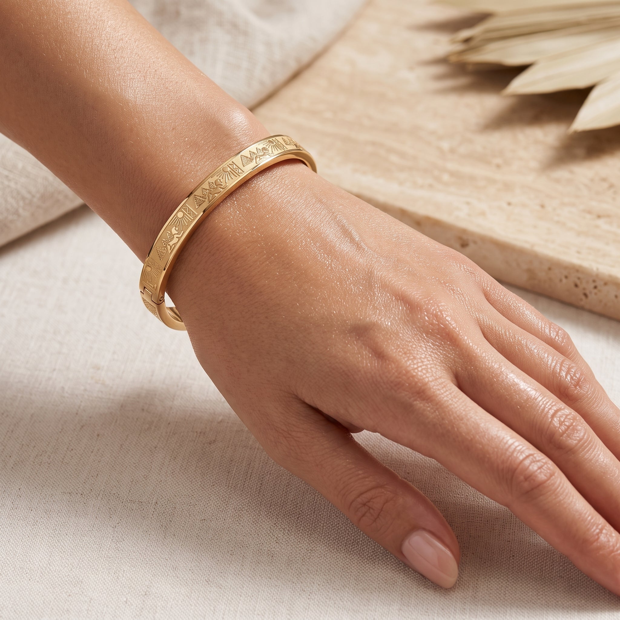 Ancient Pharaonic Cuff Bangle