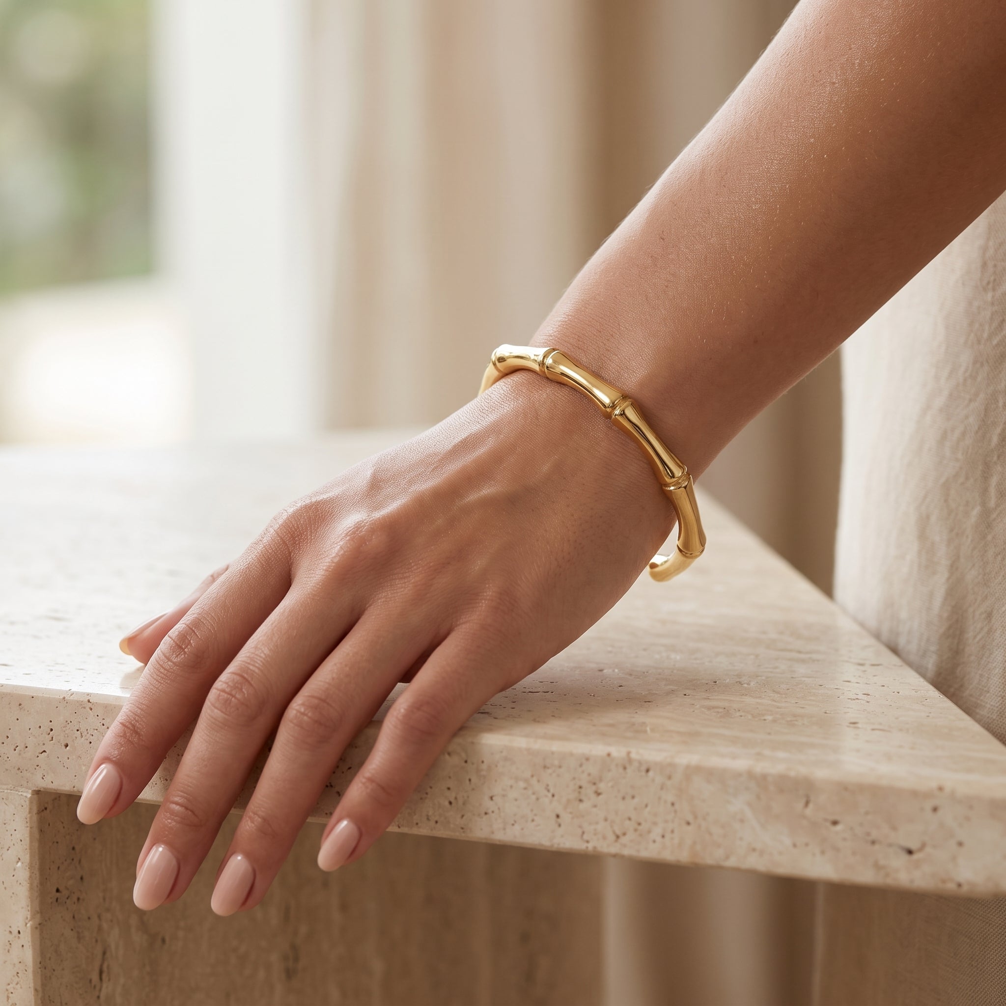 Minimalist Bamboo Bangle