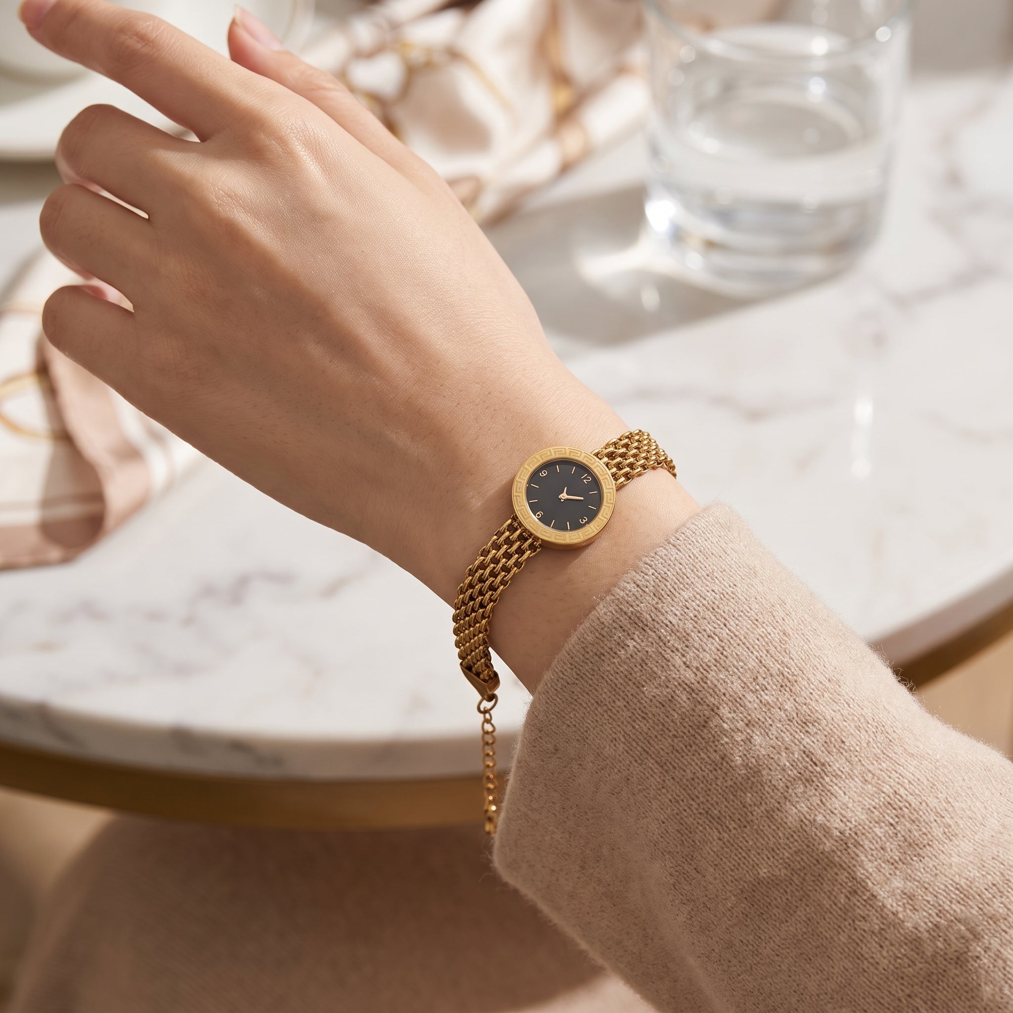 Tempo Black Watch Bracelet