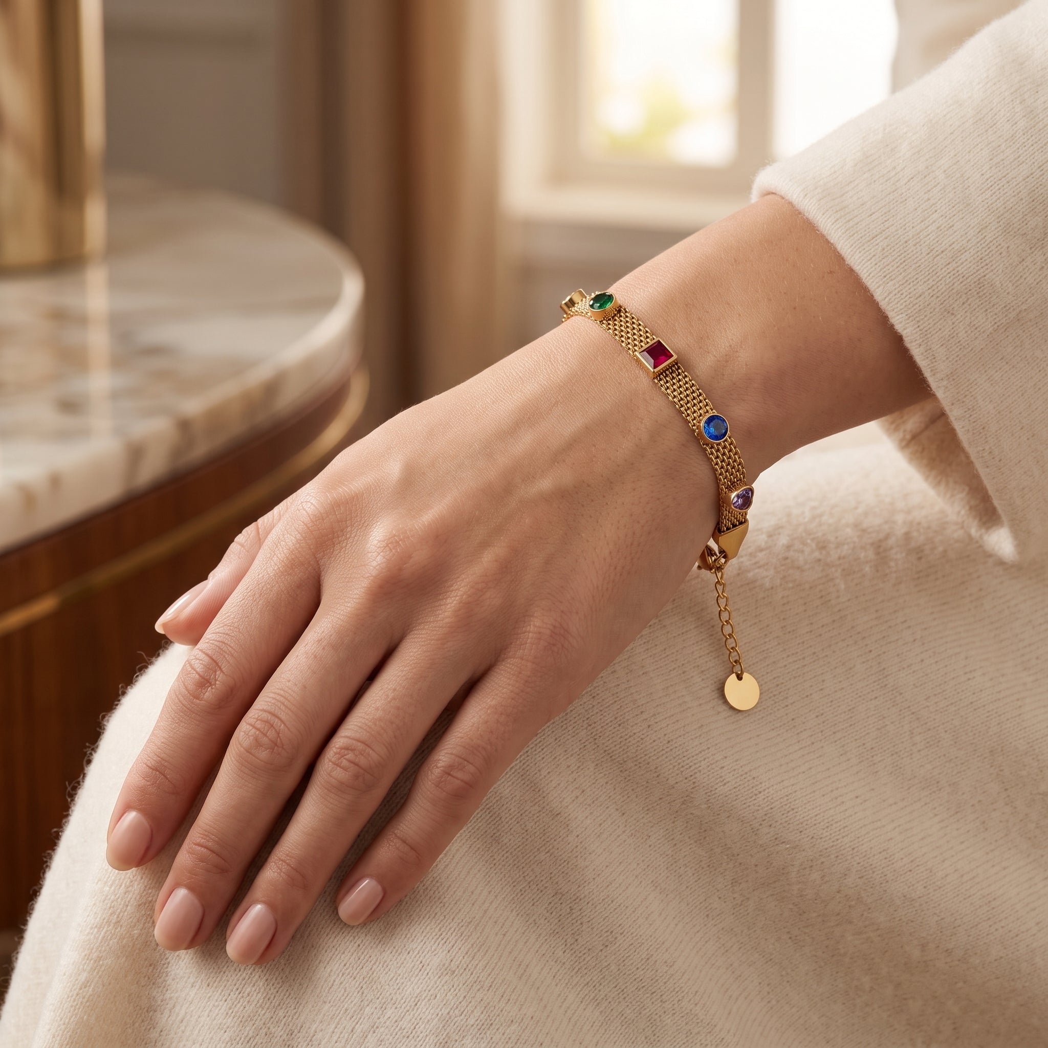 Colorful Gemstones Bracelet