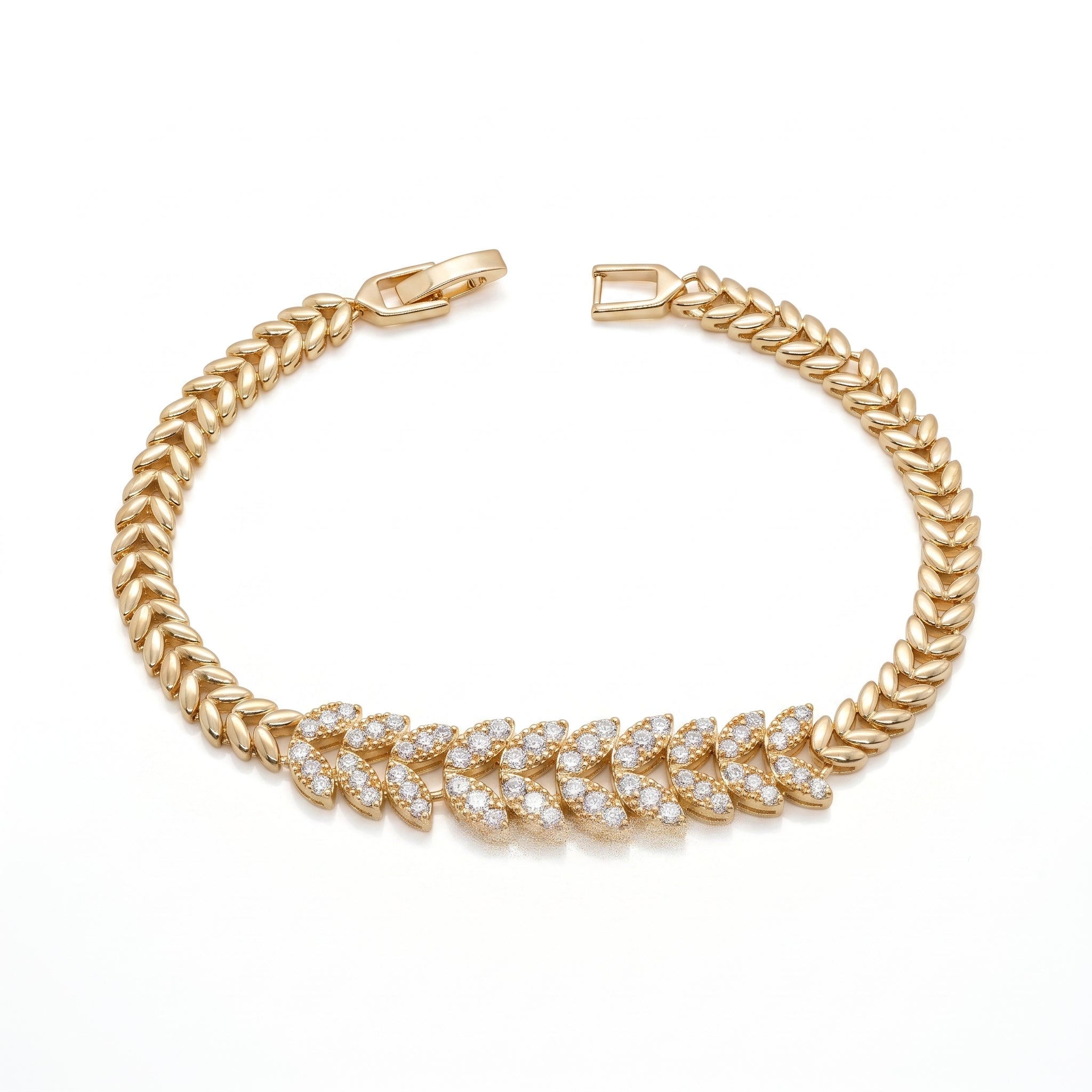 Imperial Leaf Tennis Bracelet