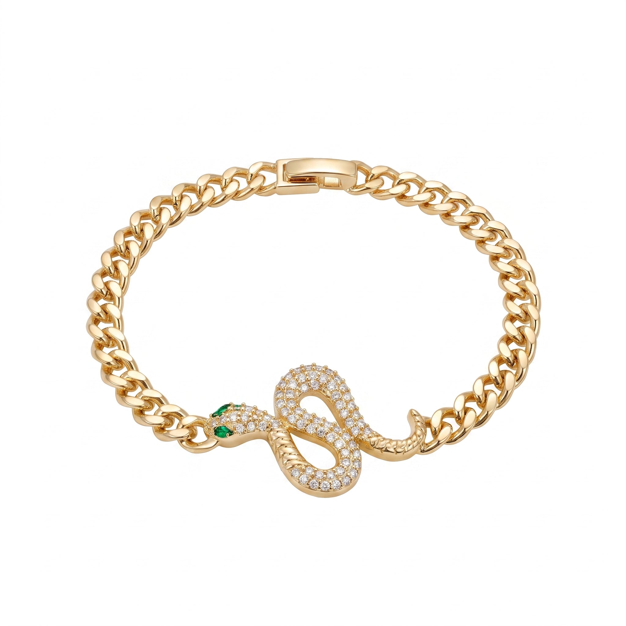Crystal Snake Bracelet