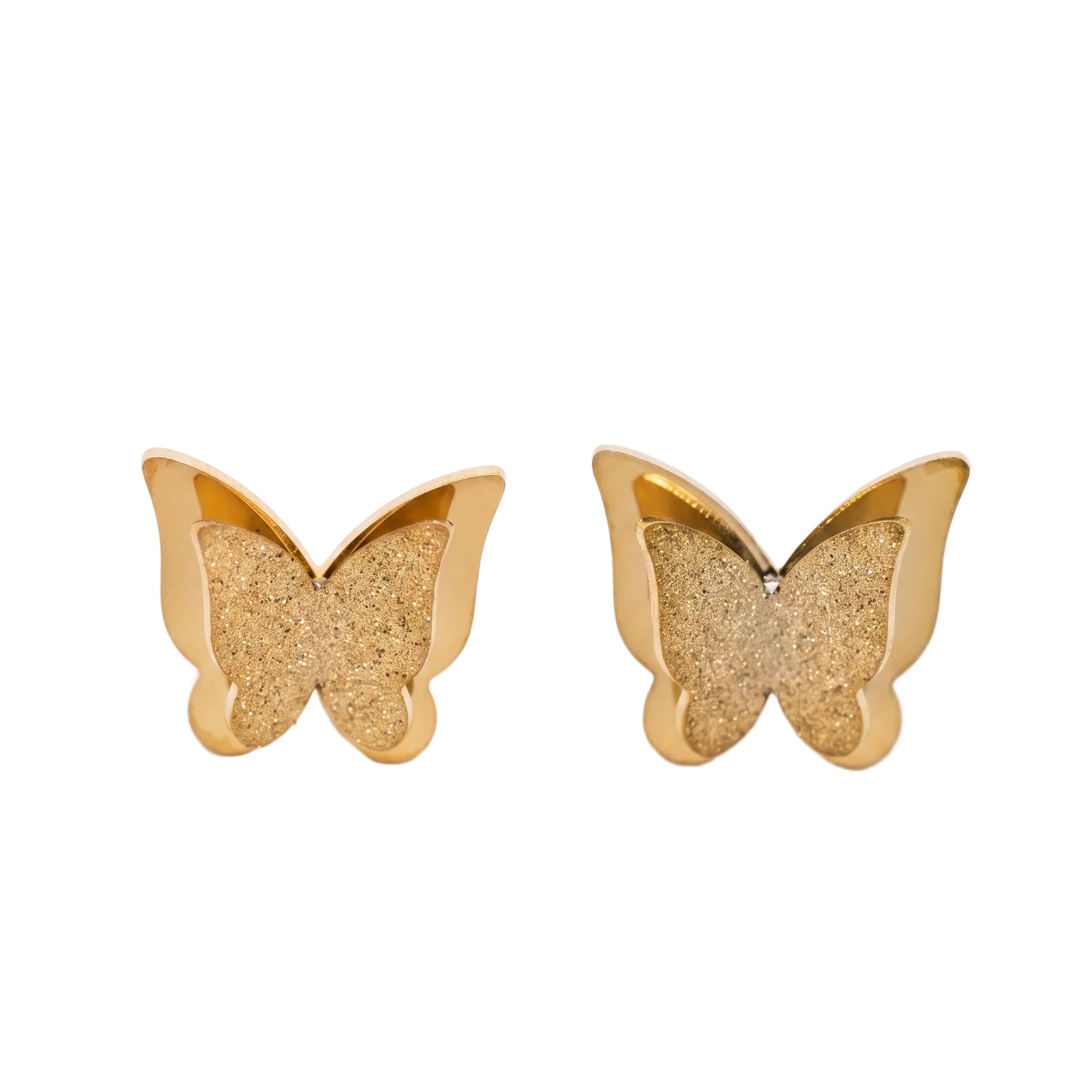 Glitter Butterfly Earrings