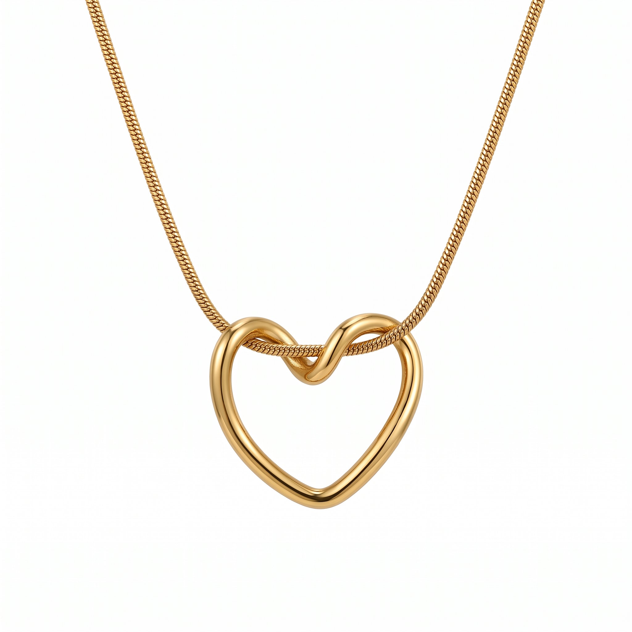 Aura Open Heart Necklace