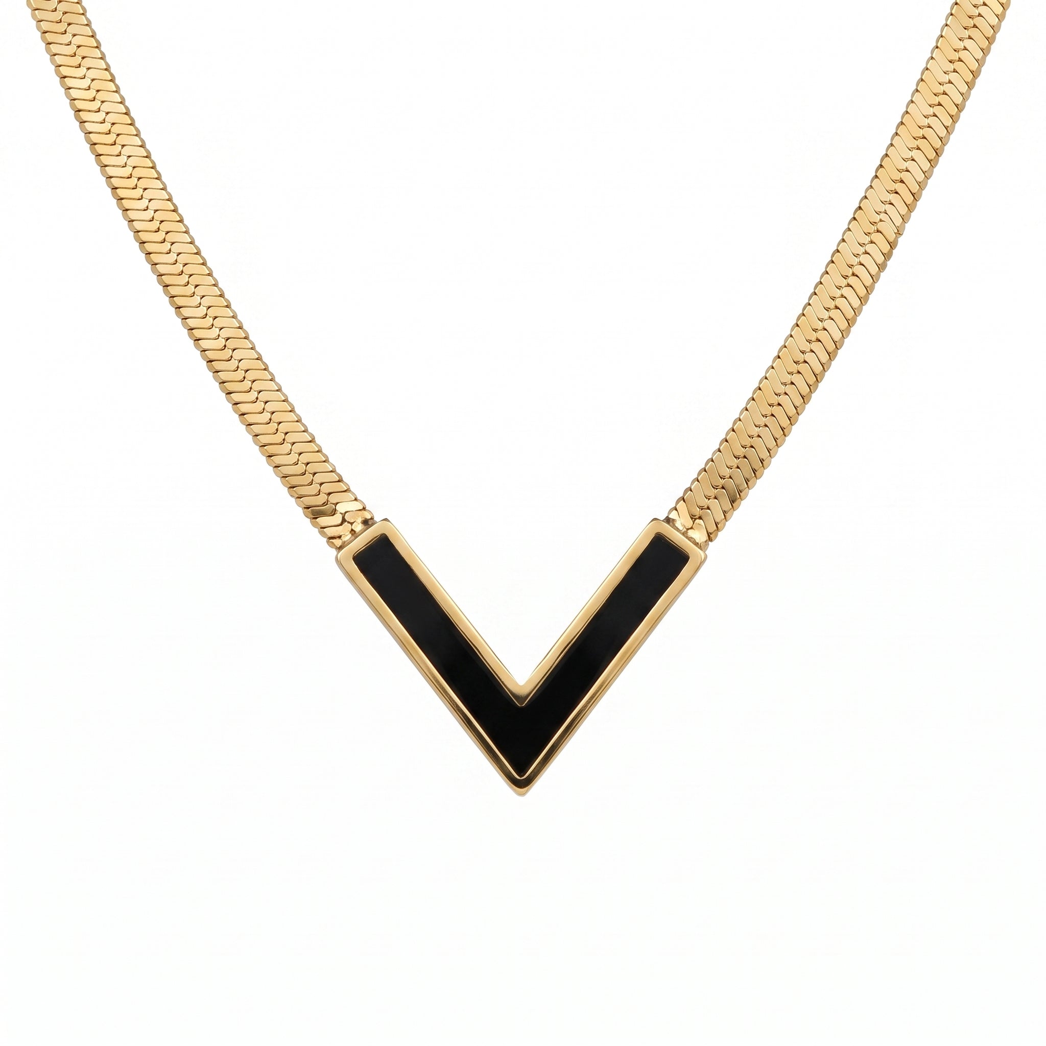 Vector Herringbone Necklace