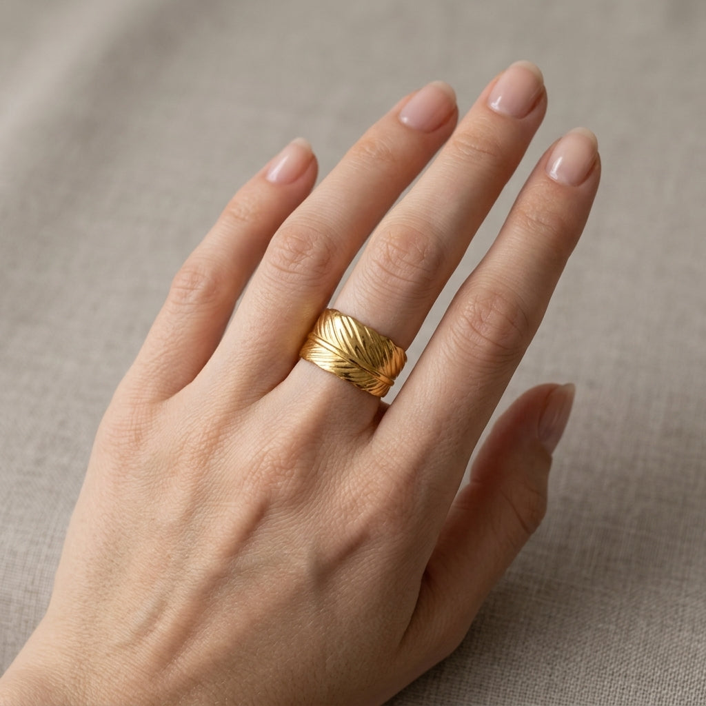 Feather Wrap Ring