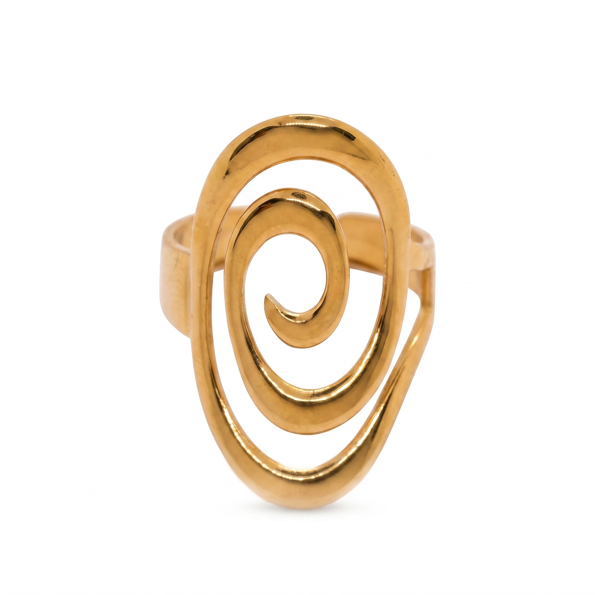 Spiral Statement Ring